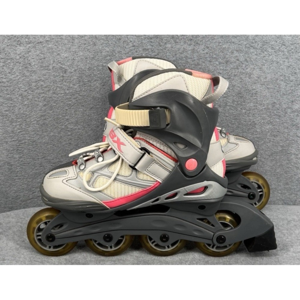 DBX Recruit Inline Skates Mothership Wheels Women's Size 7 Pink Gray